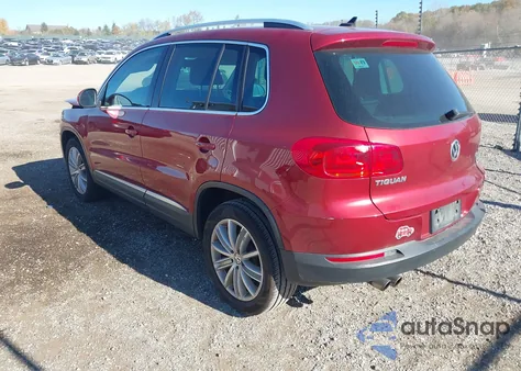 2014 Volkswagen Tiguan Se из США, поврежденный, VIN WVGAV3AX4EW080406